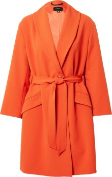 Přechodný kabát comma tmavě oranžová