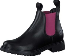 Chelsea boty tamaris pink / černá