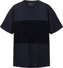 Tričko Tom Tailor Denim námořnická modř / noční modrá