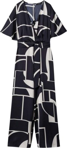 Overal Mango černá / bílá