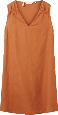 Letní šaty Tom Tailor karamelová