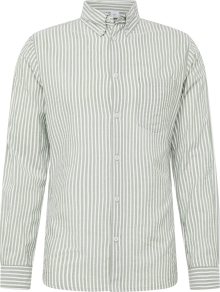 Košile BURTON MENSWEAR LONDON khaki / bílá