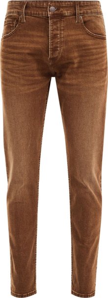 Džíny WE Fashion karamelová