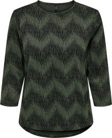 Tričko \'TORA\' Only khaki / tmavě zelená