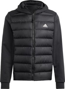 Outdoorová bunda \'Essentials\' ADIDAS SPORTSWEAR černá / bílá