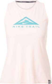 Sportovní top Nike světlemodrá / pastelově růžová