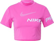 Funkční tričko Nike pink / stříbrná / bílá