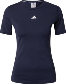 Funkční tričko \'Techfit \' adidas performance tmavě modrá / bílá