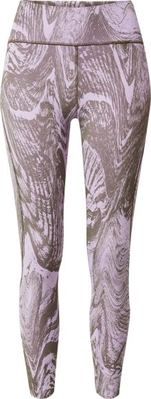 Sportovní kalhoty \'Truepurpose\' adidas by stella mccartney olivová / fialová