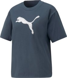 Funkční tričko Puma noční modrá / bílá