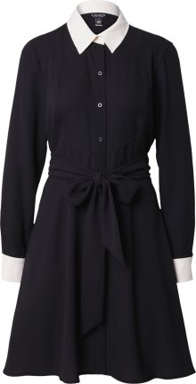 Košilové šaty \'KIRBEE\' Lauren Ralph Lauren černá / bílá