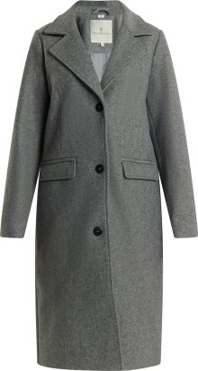 Přechodný kabát DreiMaster Klassik šedý melír
