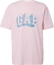 Tričko GAP modrá / světle růžová
