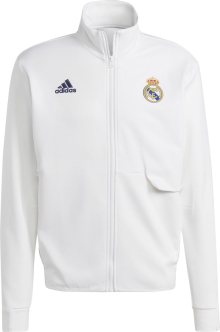 Sportovní mikina \'Real Madrid Anthem\' ADIDAS SPORTSWEAR žlutá / černá / bílá