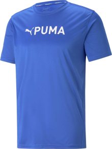 Funkční tričko Puma azurová / bílá