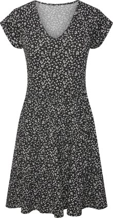 Šaty \'Milane\' Pieces černá / bílá