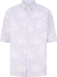 Košile Tom Tailor Denim pastelová fialová / bílá