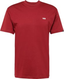 Tričko Vans červená třešeň / bílá