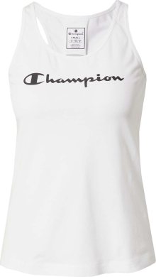 Sportovní top Champion Authentic Athletic Apparel černá / bílá