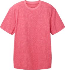 Tričko Tom Tailor Denim pink / světle růžová