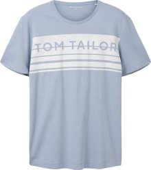 Tričko Tom Tailor světlemodrá / bílá