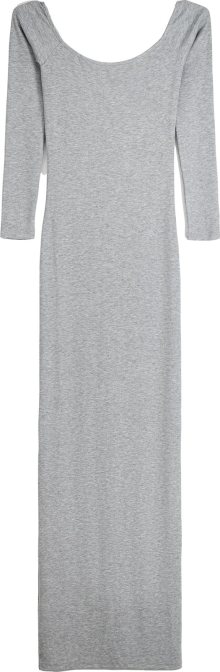 Šaty Bershka šedý melír