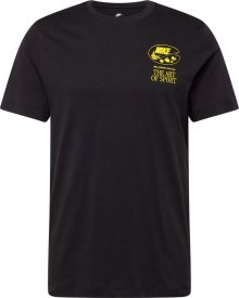 Tričko Nike Sportswear žlutá / černá