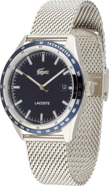 Analogové hodinky \'Everett\' Lacoste námořnická modř / tmavě modrá / stříbrná