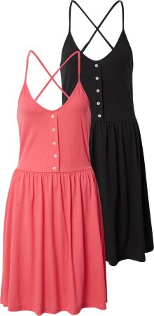 Letní šaty \'ADA REBECCA\' Vero Moda pink / černá
