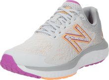 Běžecká obuv \'680\' New Balance kouřově šedá / světle šedá / svítivě fialová / světle růžová