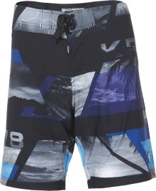 Plavecké šortky KOROSHI modrá / azurová / černá / bílá