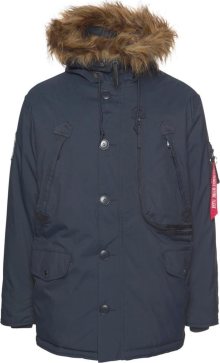 Zimní bunda \'Polar\' alpha industries noční modrá / mix barev