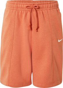 Kalhoty Nike Sportswear oranžově červená / bílá