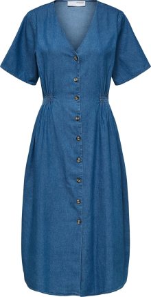 Košilové šaty \'Clarisa\' Selected Femme modrá džínovina