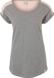 Tričko Iriedaily šedý melír / růžová