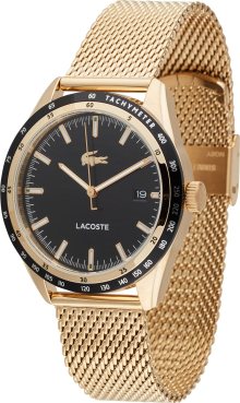 Analogové hodinky \'Everett\' Lacoste zlatá / černá