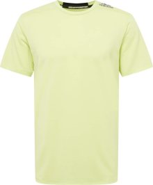 Funkční tričko \'Designed for Training\' ADIDAS SPORTSWEAR tmavě šedá / světle zelená