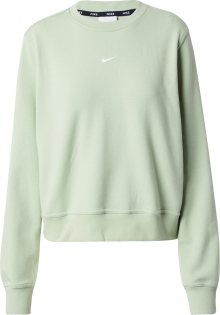 Sportovní mikina \'One\' Nike pastelově zelená / bílá