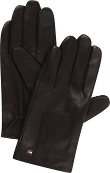 Prstové rukavice Tommy Hilfiger černá