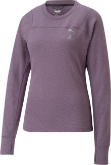 Funkční tričko Puma šedá / fialový melír