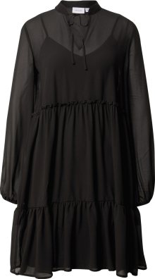 Košilové šaty Vila černá