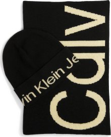 Čepice Calvin Klein Jeans béžová / černá