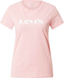 Tričko Levis růžová / bílá