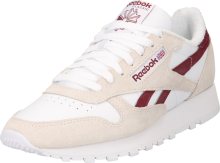 Tenisky Reebok Classics režná / burgundská červeň / bílá