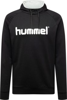 Sportovní mikina Hummel šedý melír / černá / bílá