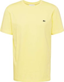 Tričko Lacoste světle žlutá
