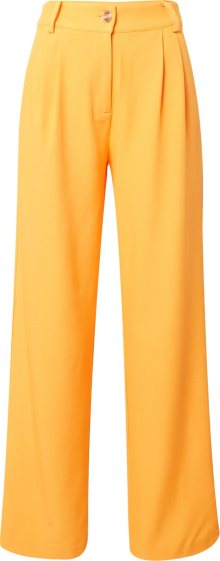 Kalhoty se sklady v pase \'Caya\' modström oranžová