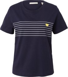 Tričko Esprit námořnická modř / žlutá / bílá