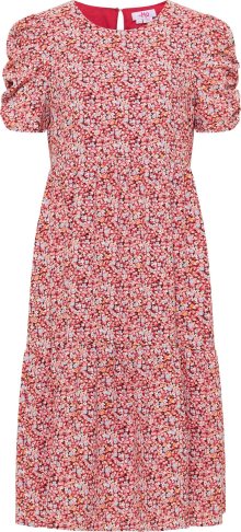 Letní šaty MYMO pastelová modrá / meruňková / růžová / purpurová / bílá