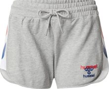 Sportovní kalhoty \'Durban\' Hummel námořnická modř / šedý melír / červená / bílá
